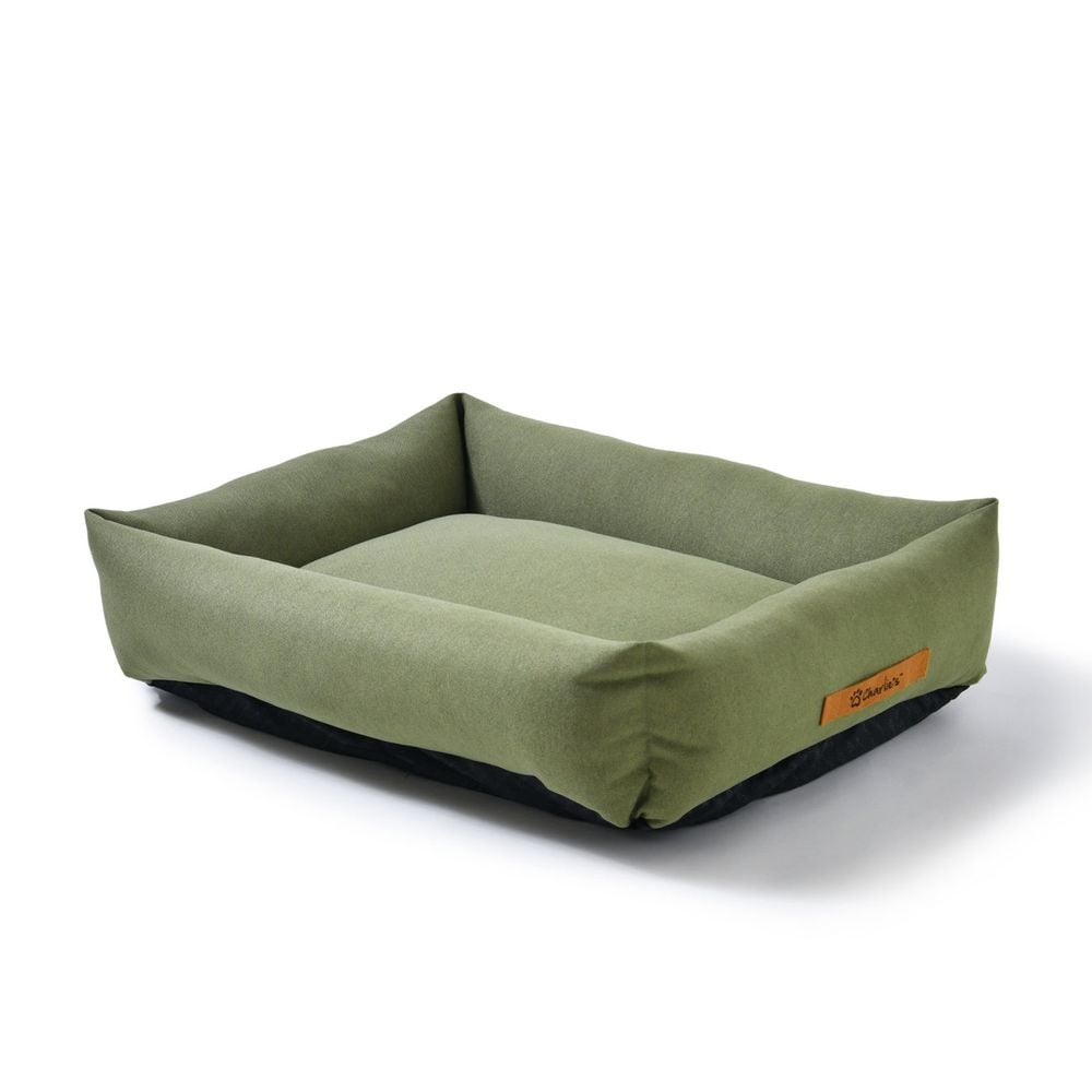 Charlie's Pet Brooksy Woven Dog Bed (Olive) - Large/100x75x24cm by Charlie's Pet - ISBN: 9347563027145