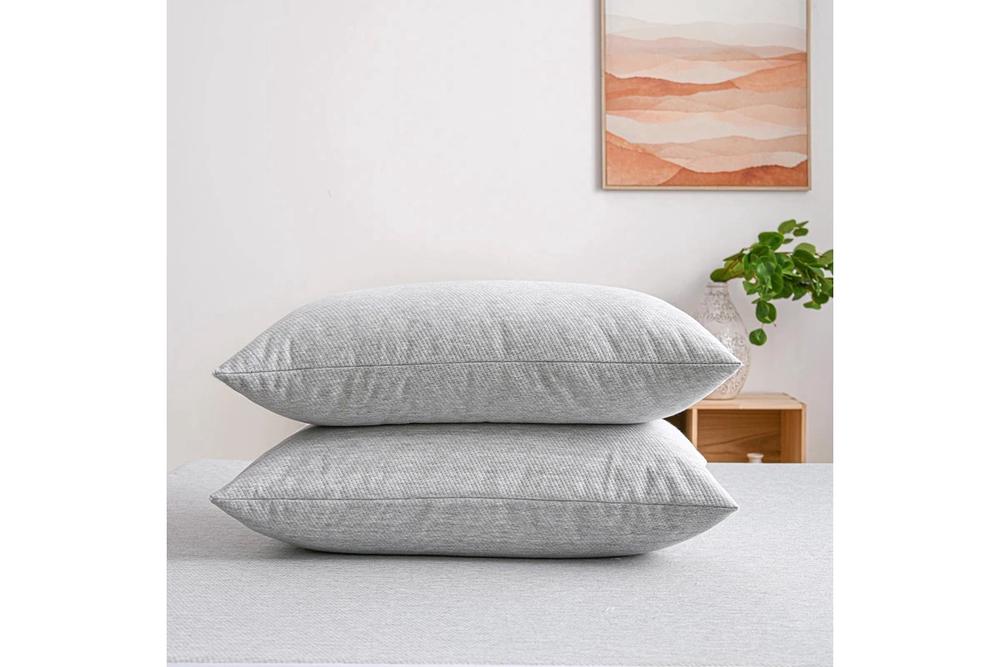 ESSN Bamboo Charcoal Waterproof Pillow Protector, Twin Pack - Standard Size 48 x 73cm, 9347563033580
