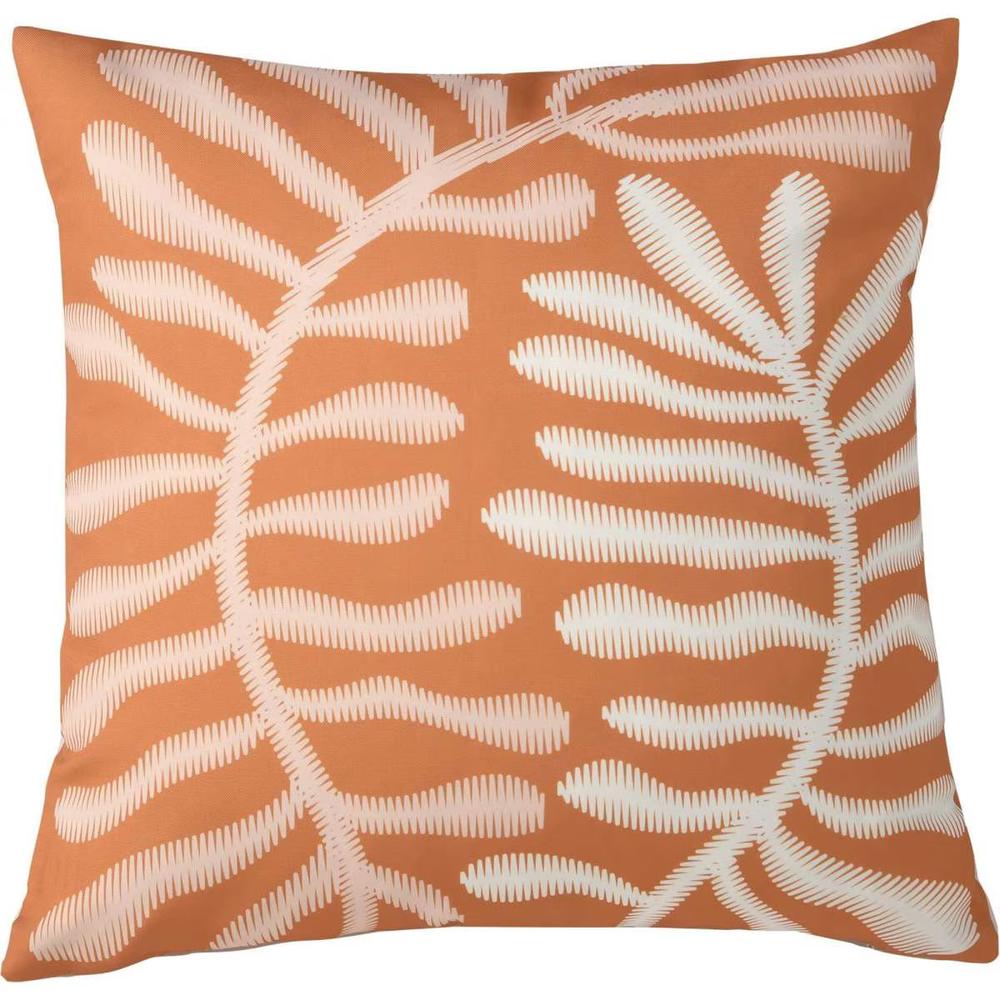 Vibes Fennel Printed Outdoor Cushion (Terracotta) - 50x50cm, 9347563040076