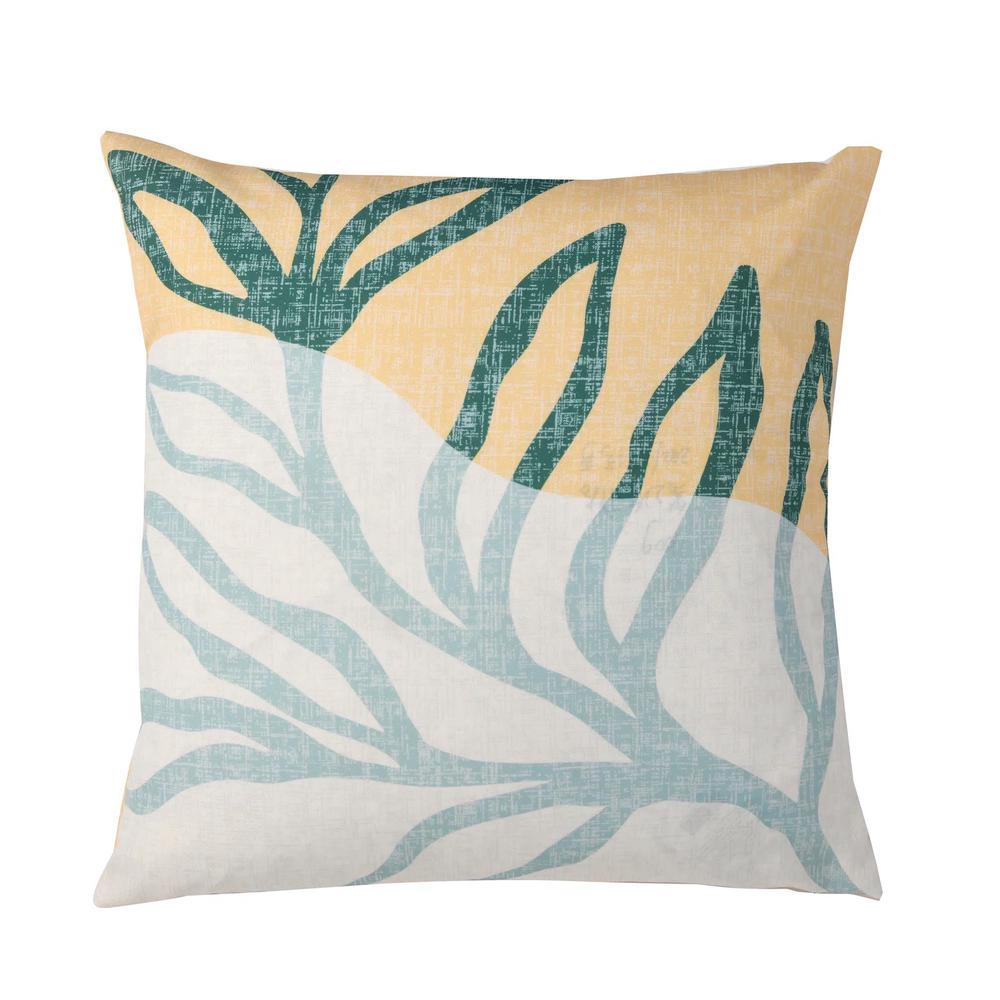 Vibes Noosa Printed Outdoor Cushion (Mustard) - 50x50cm, 9347563040120