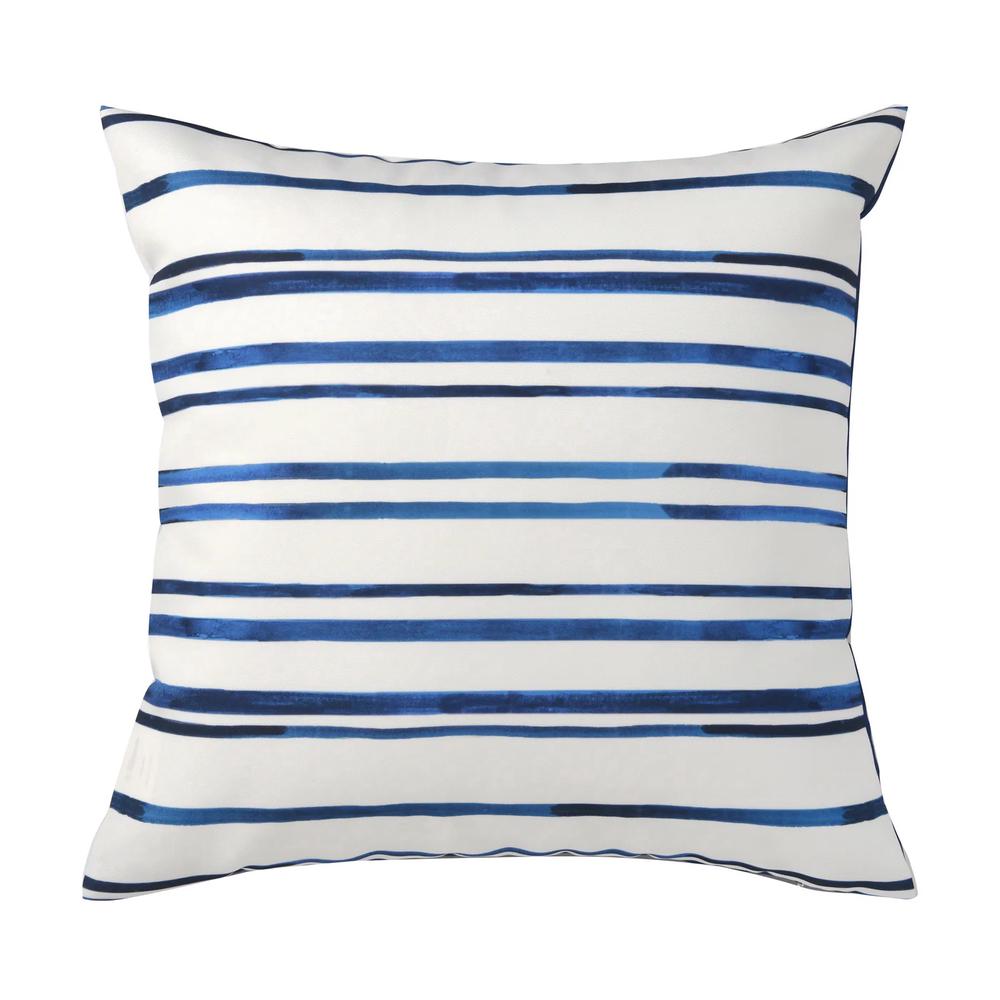 Vibes Stripe Printed Outdoor Cushion (Blue) - 50x50cm, 9347563040144