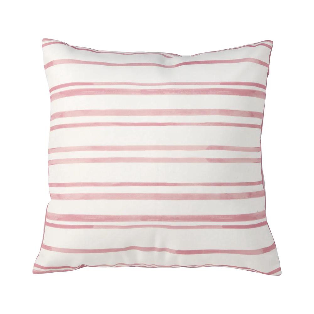 Vibes Stripe Printed Outdoor Cushion (Pink) - 50x50cm, 9347563040151