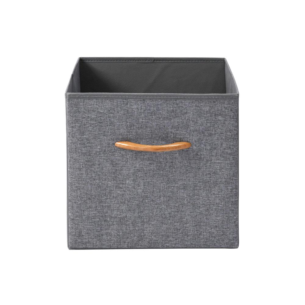 Kicho Fabric Storage Box (Grey) - 30x30x29cm, 9347563050952