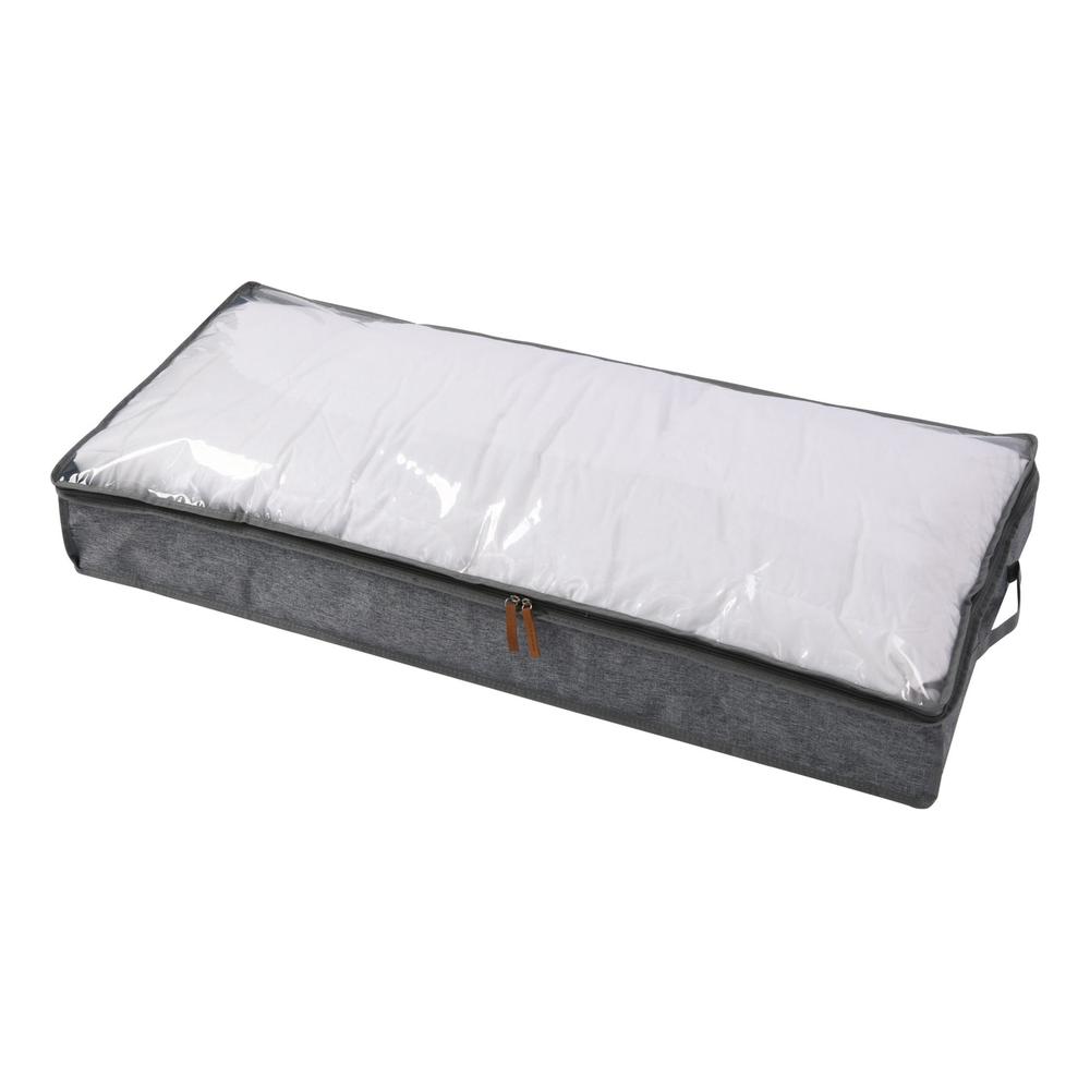 Takara Kicho Fabric Collapsible Underbed Storage Case (Grey) - 100x45x15cm, 9347563050969