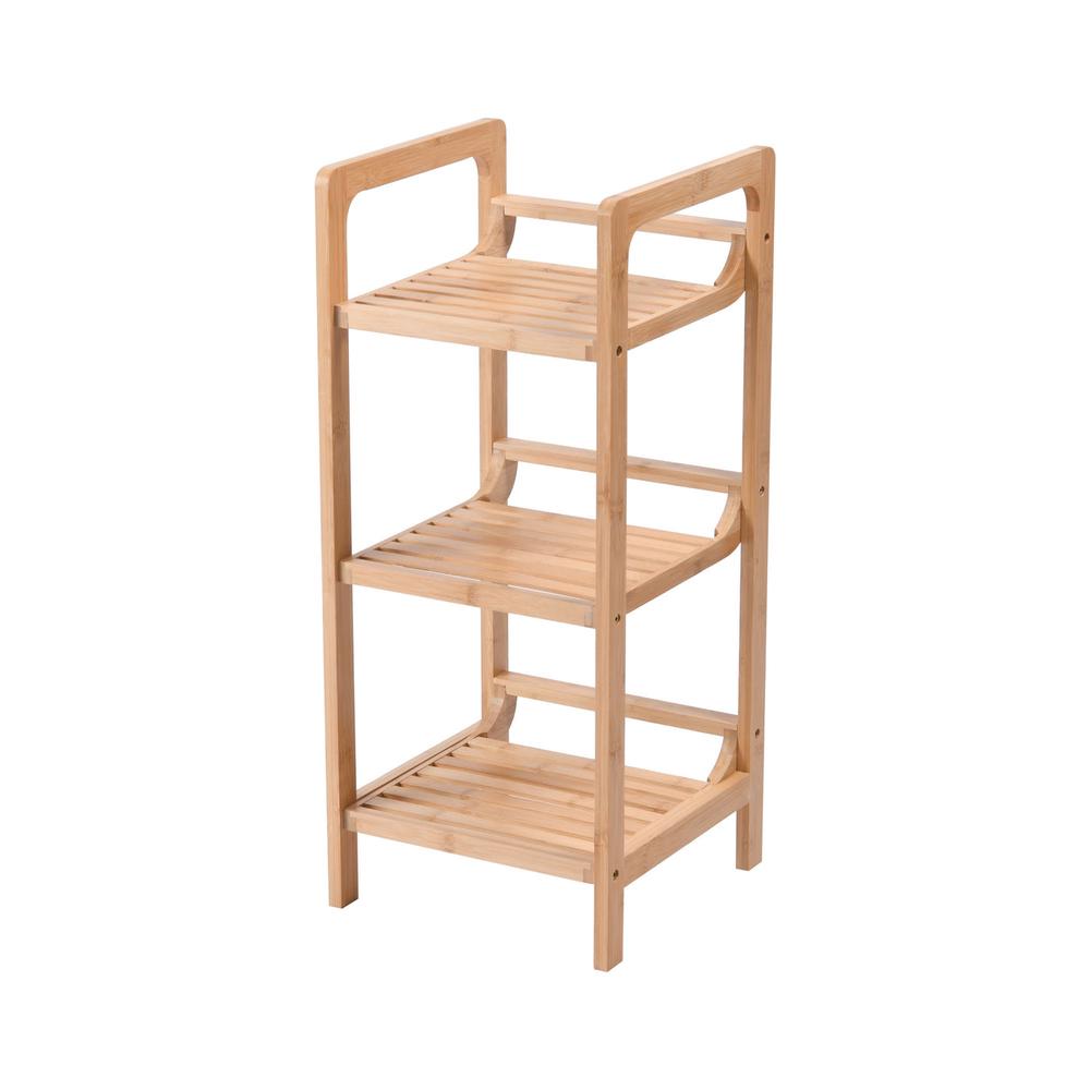 Takara 3-Tier Okin Natural Bamboo Shelf, 9347563051034