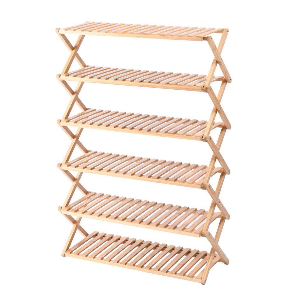 Takara 6-Tier Vivonne Bamboo Shoe Rack, 9347563051058