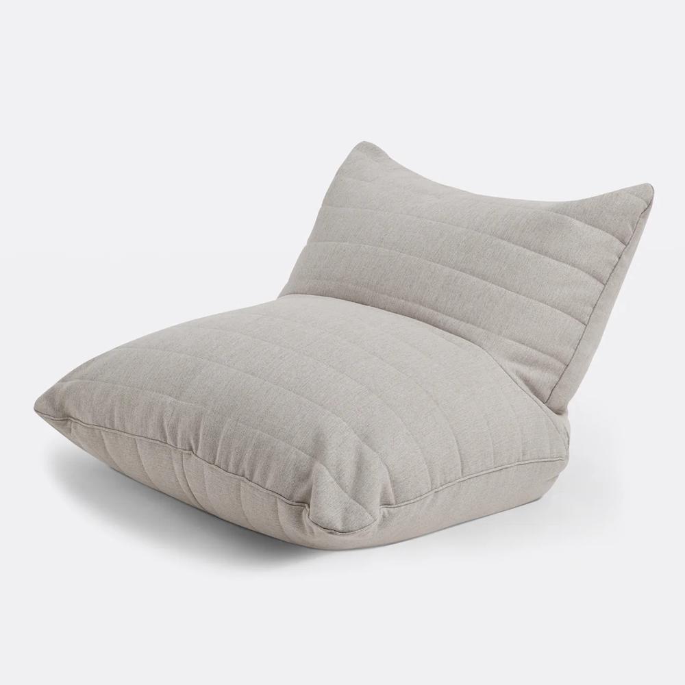 Cadence & Co. Linoire Quilted Beanbag Lounger (Sand Dune), 9347563056060