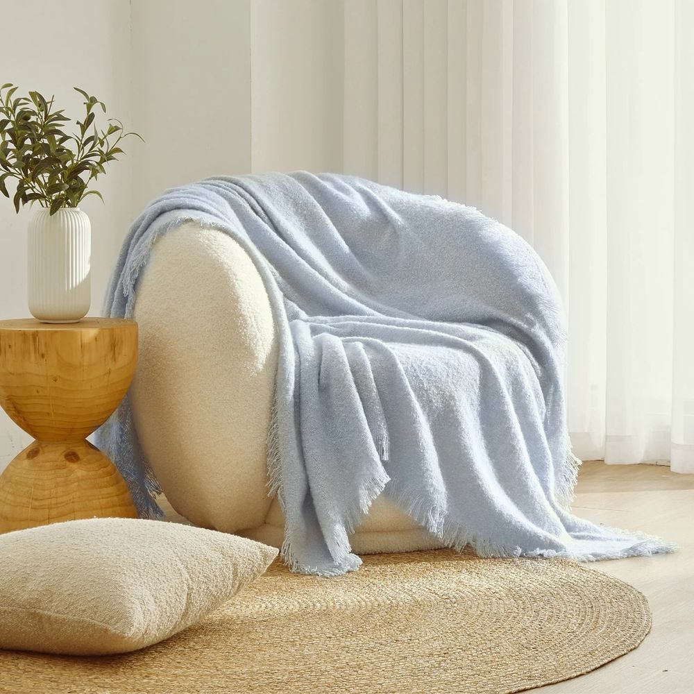 Cadence Amelie Super Soft Boucle Throw (Powder Blue) - 130x170cm by Cadence - ISBN: 9347563056084