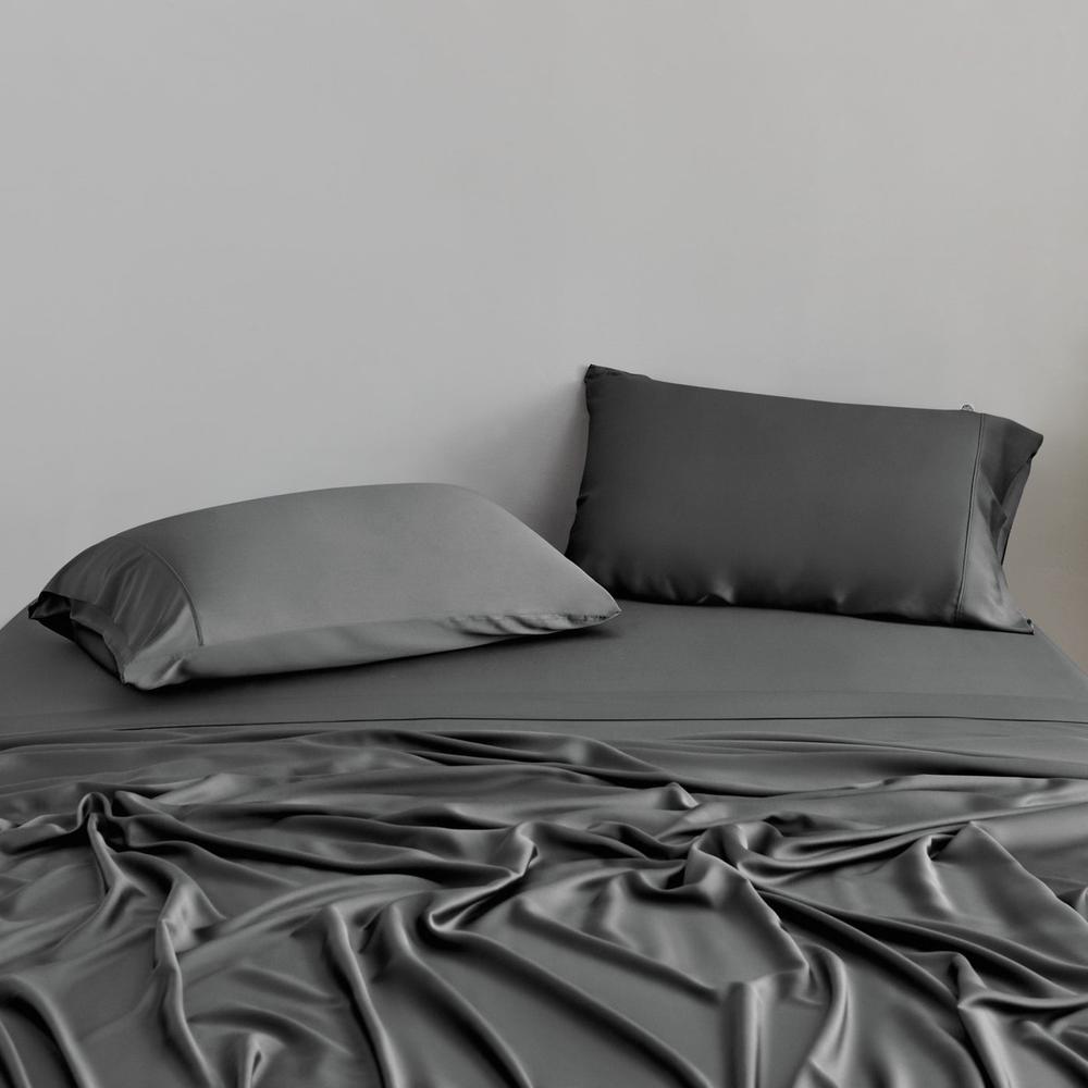 Natural Home Bamboo Pillowcase, Twin Pack (Charcoal) - Standard by Natural Home - ISBN: 9347563057890