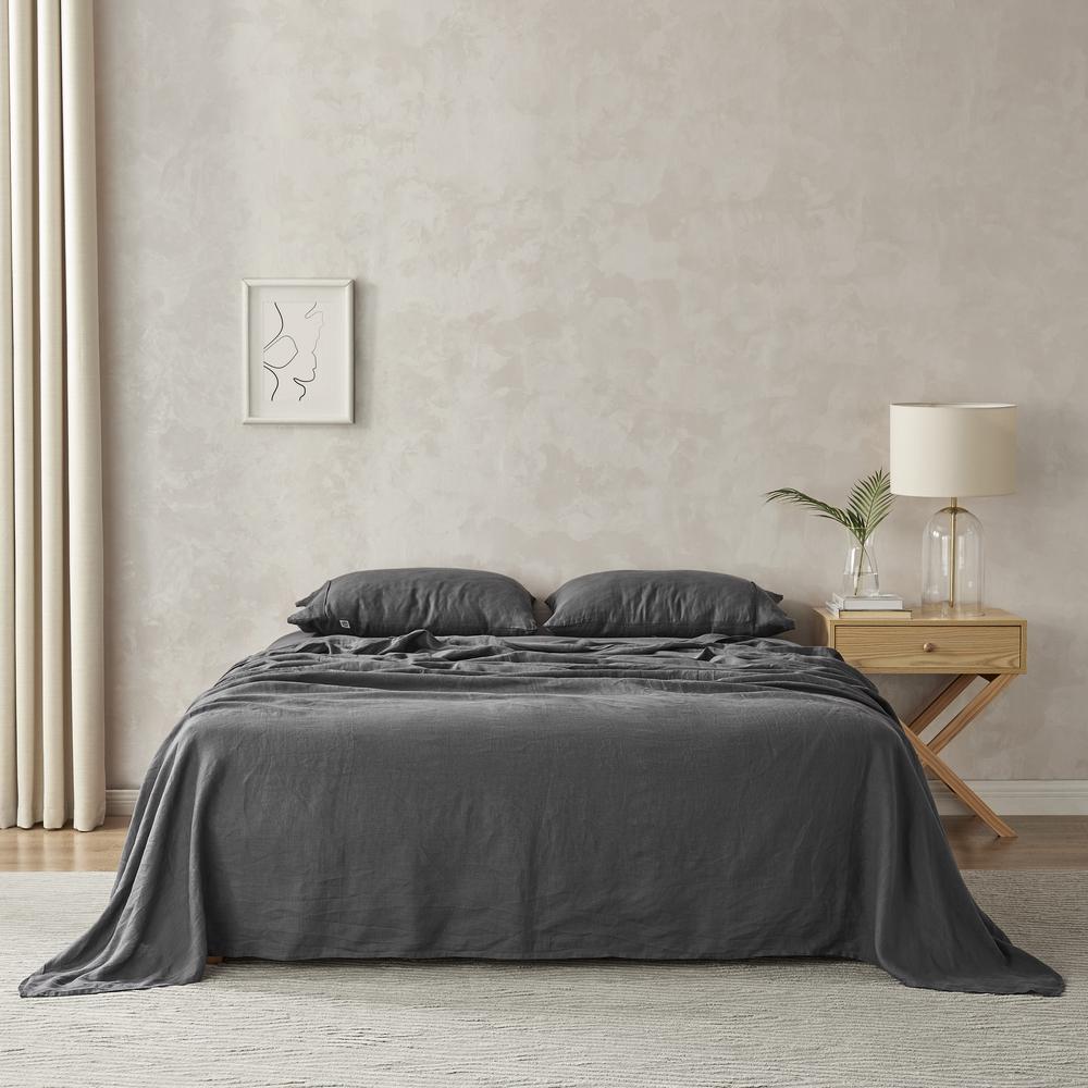 Natural Home Linen Sheet Set (Charcoal) - Single by Natural Home - ISBN: 9347563074798
