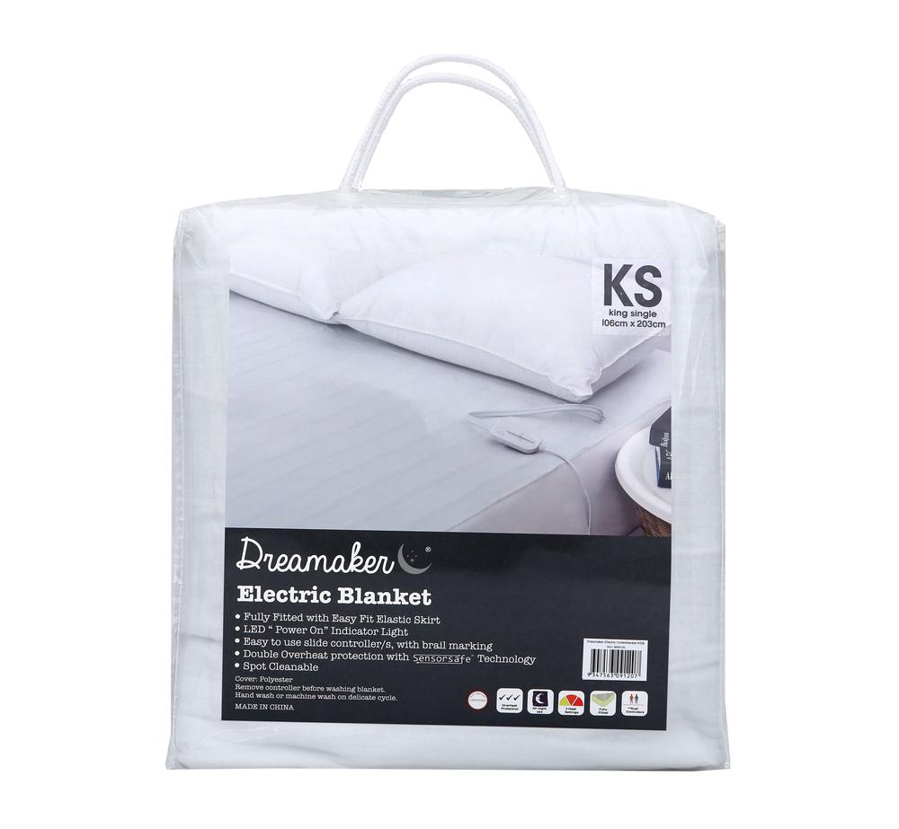 Dreamaker Fully Fitted Electric Blanket Single Bed Buy online at