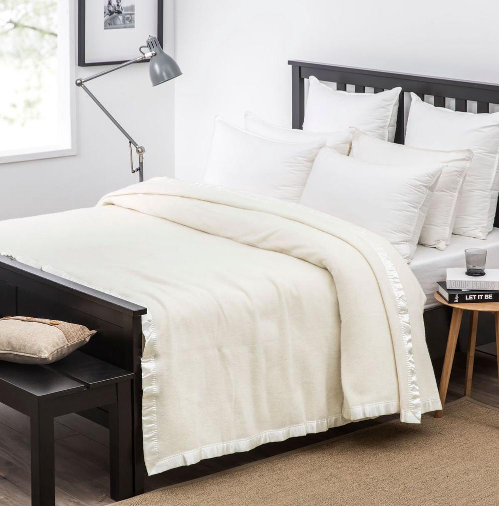 Wooltara Alpaca Wool Blanket (Cream) Single Bed Buy online at The Nile