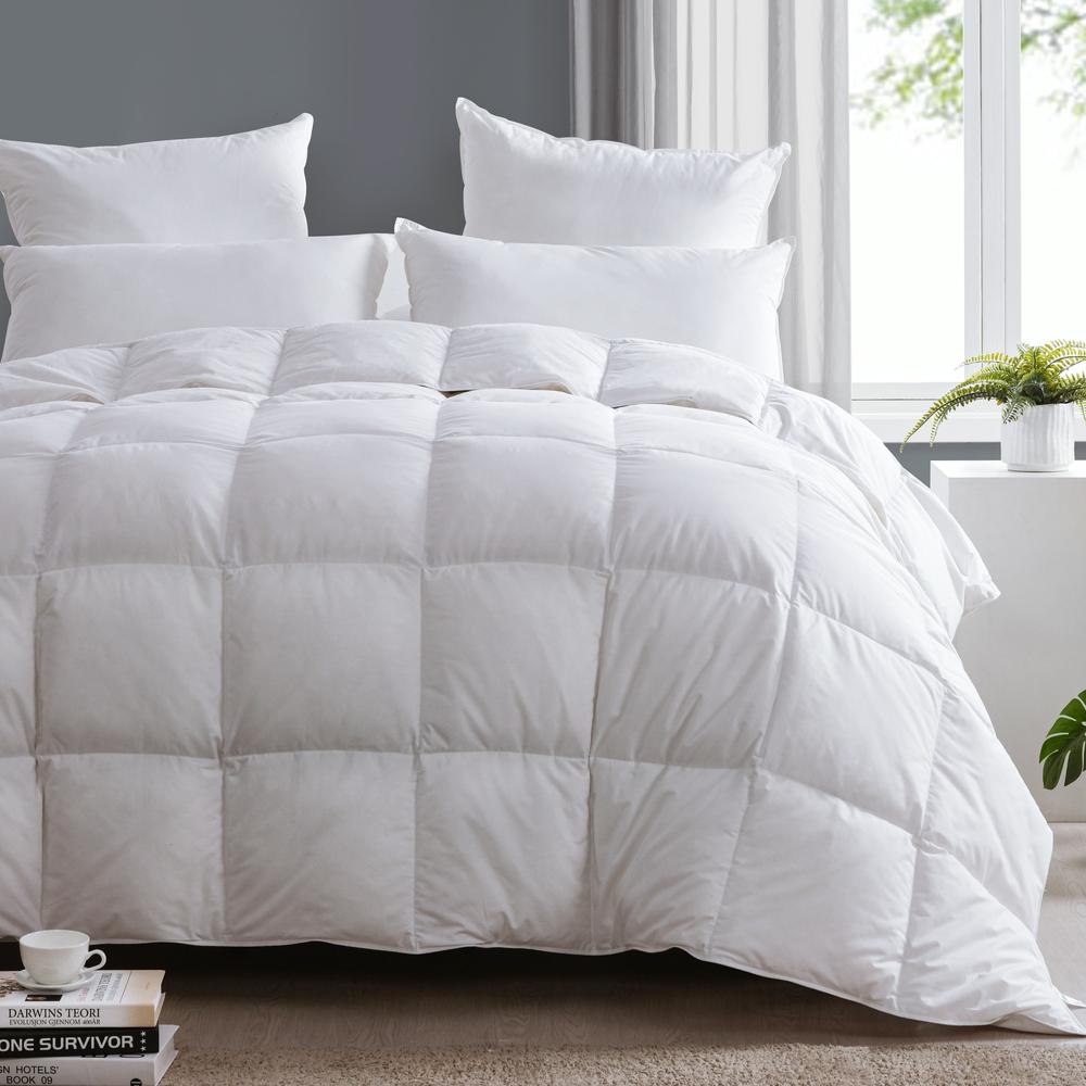 Dreamaker Goose Down Fibre Quilt (White) Queen Buy online at The Nile