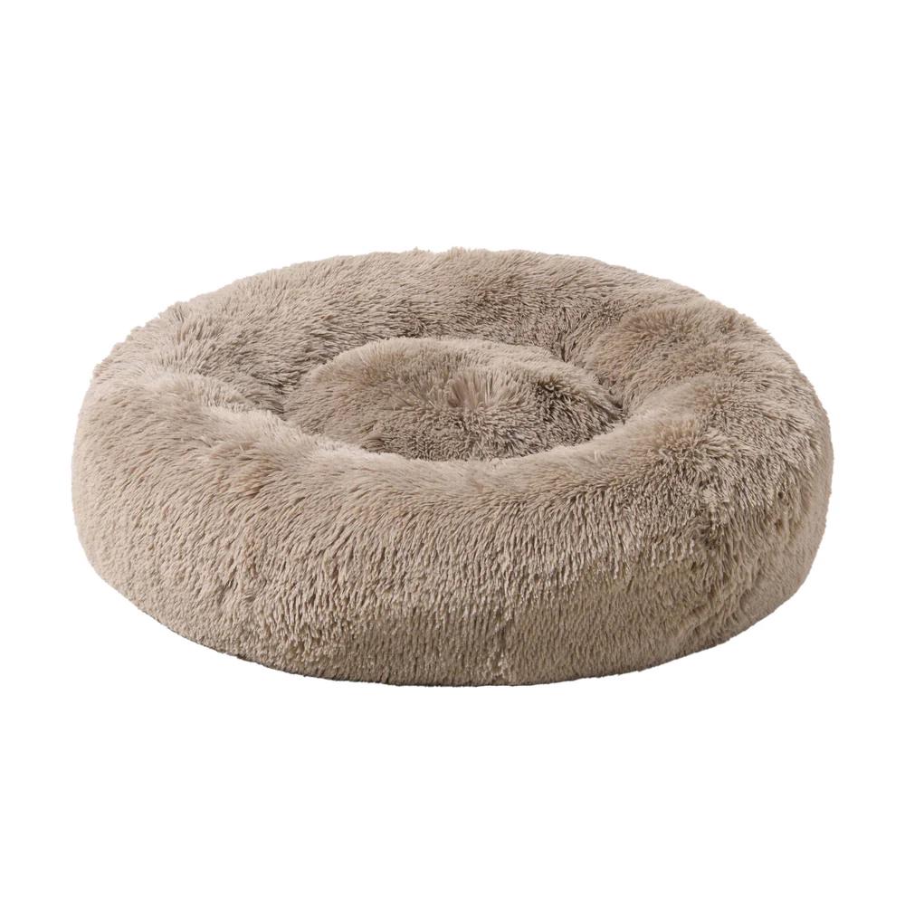Paw Paws Faux Fur Pet Donut Bed (Tan) 80x20cm Buy online at The Nile