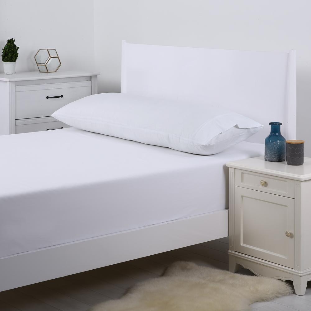 Dreamaker Plain Dyed Pillowcase (White) Body Buy online at The Nile