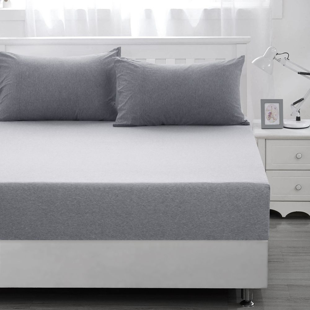 Dreamaker Cotton Jersey Fitted Sheet 