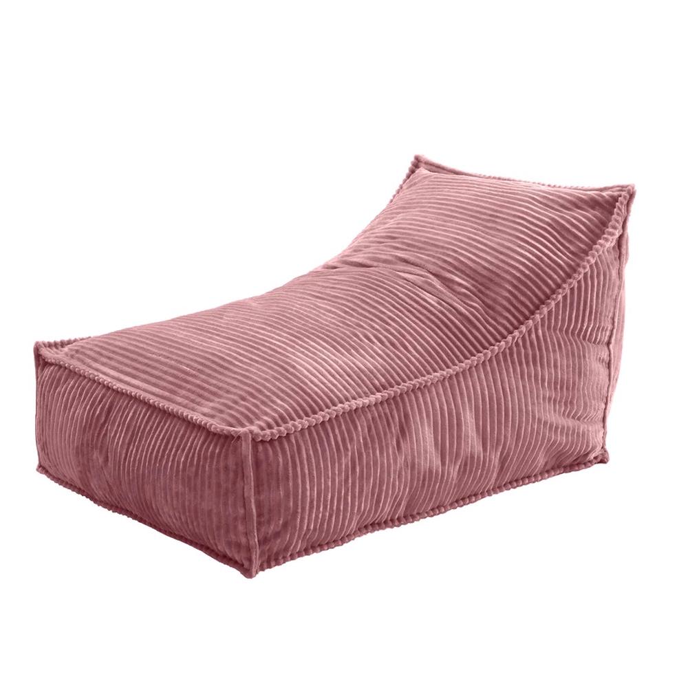 Wilde Ribbed Luxe Fleece Beanbag Cover (Blush), 9347563122536