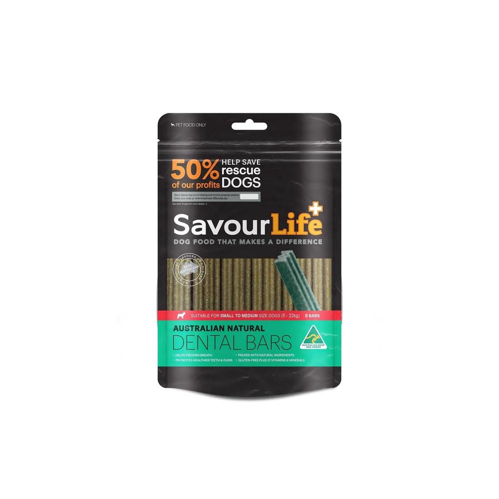 Savourlife Treat Australian Natural Dental Bars, 8 Bars - Small/Medium, 9347810000112
