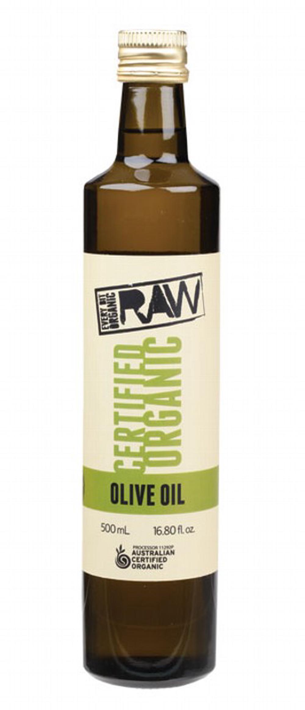 Every Bit Organic Raw Olive Oil Cold Pressed Extra Virgin - 500mL, 9348082000336