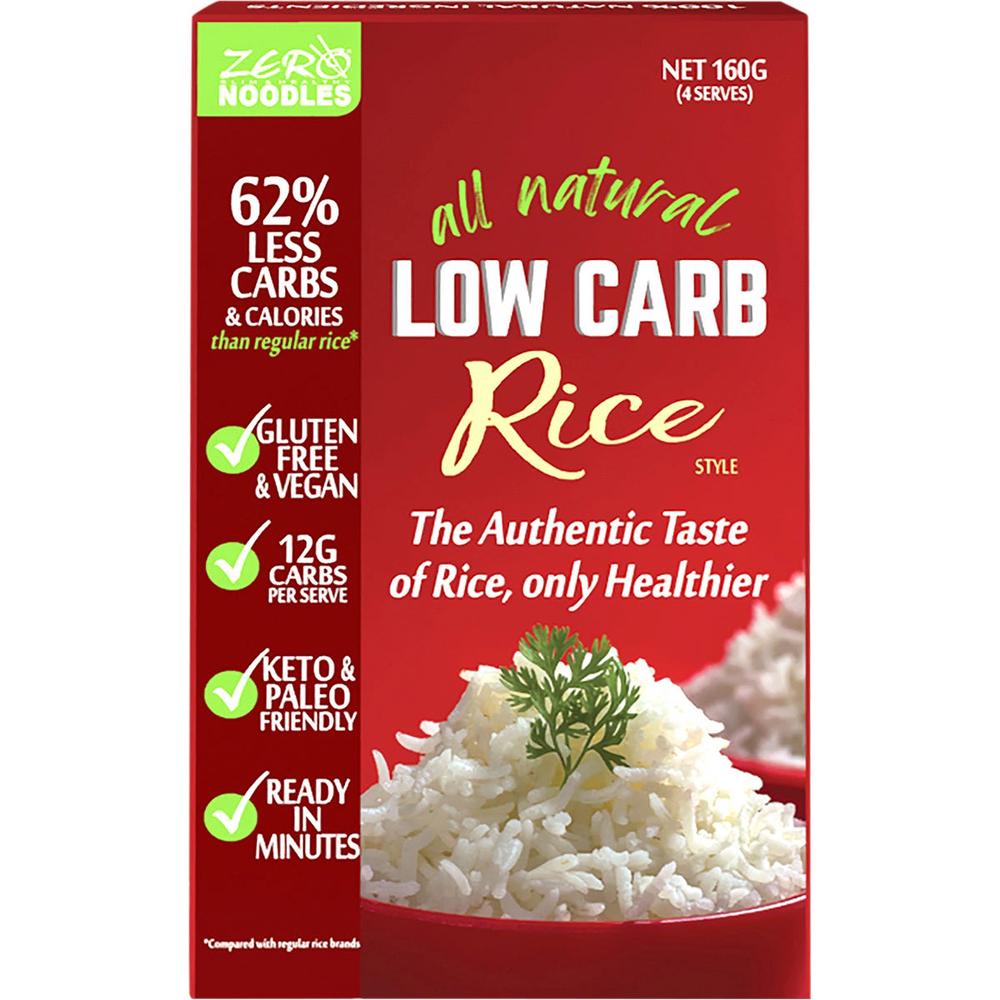 Zero Slim & Healthy Low Carb Rice - 160g, 9348100000096