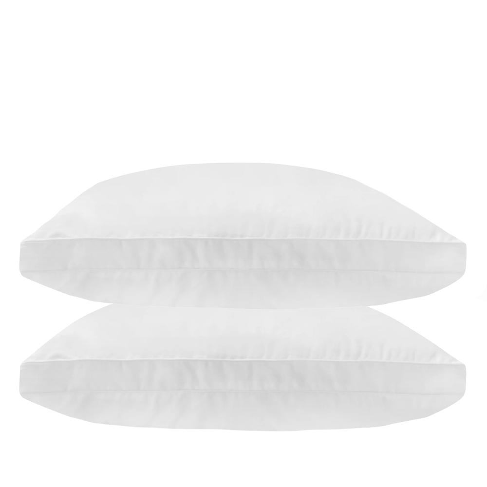 Royal Comfort Luxury Bamboo Gusset Pillow, Twin Pack Buy online at