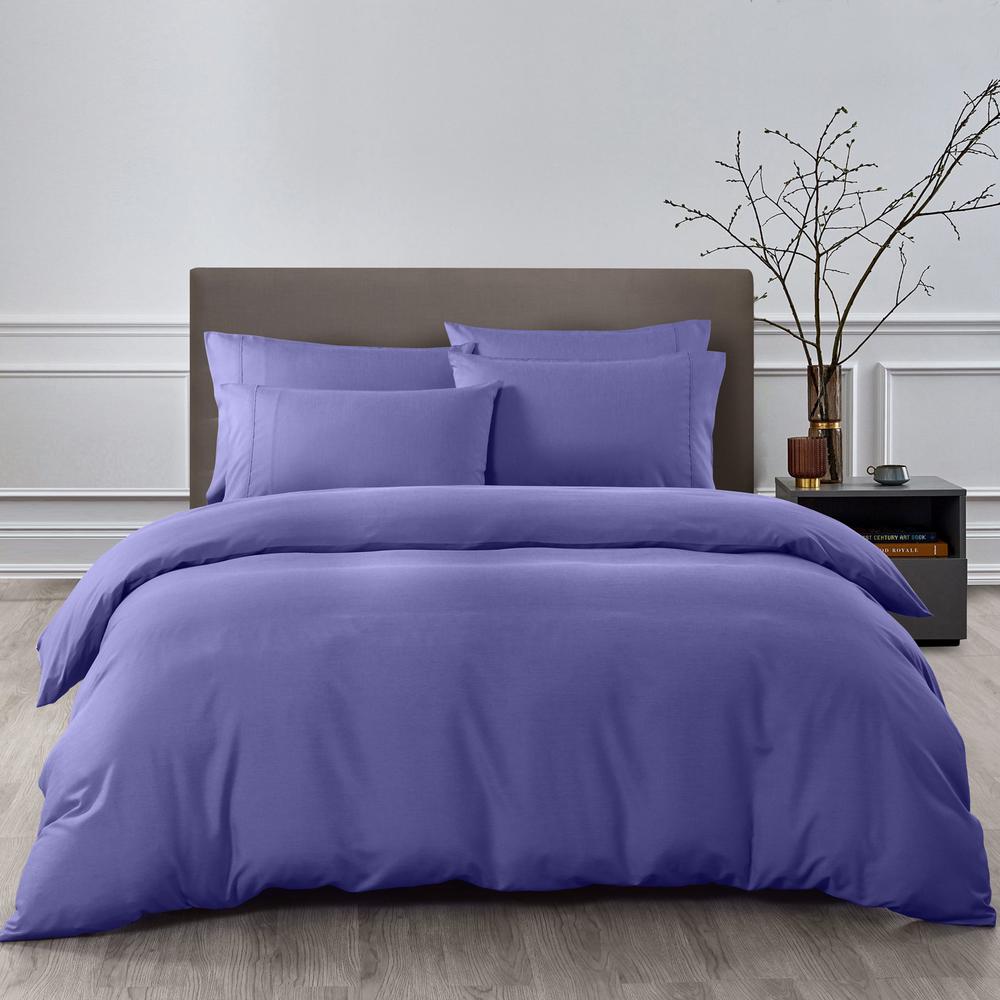 Royal Comfort Bamboo Cooling 2000TC Quilt Cover Set (Royal Blue) King Buy online at The Nile