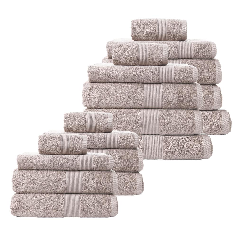 Royal Comfort Cotton Bamboo Towel Bundle Set 450GSM Luxurious , 18