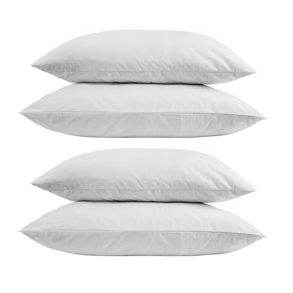 Royal Comfort 1000GSM Goose Feather Down Pillows, 4 Pack | Buy online ...