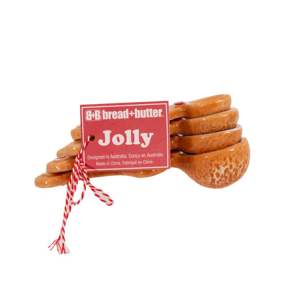 Bread and Butter Figurine Gingerbread Man Measuring Spoons, 4 Pack Buy online at The Nile