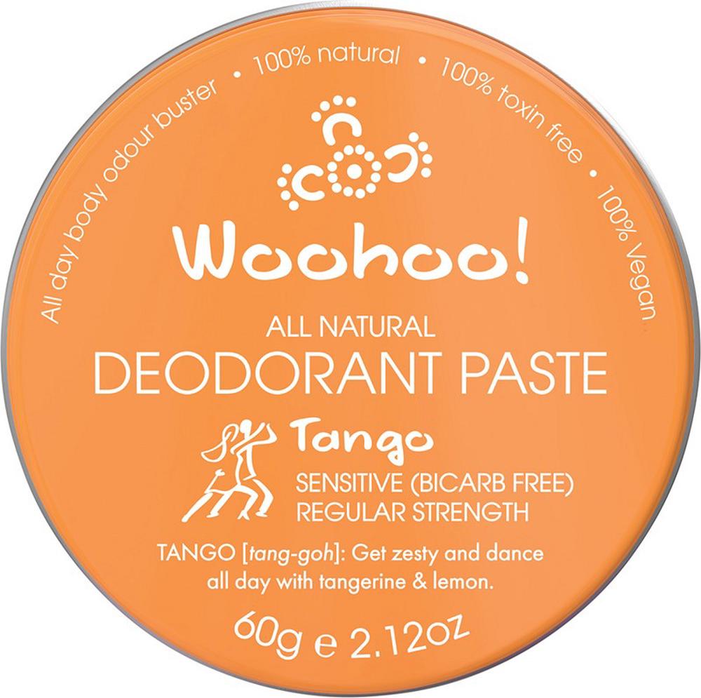 Woohoo Body Deodorant Paste Tango Regular Strength (Sensitive) - 60g, 9349247002110