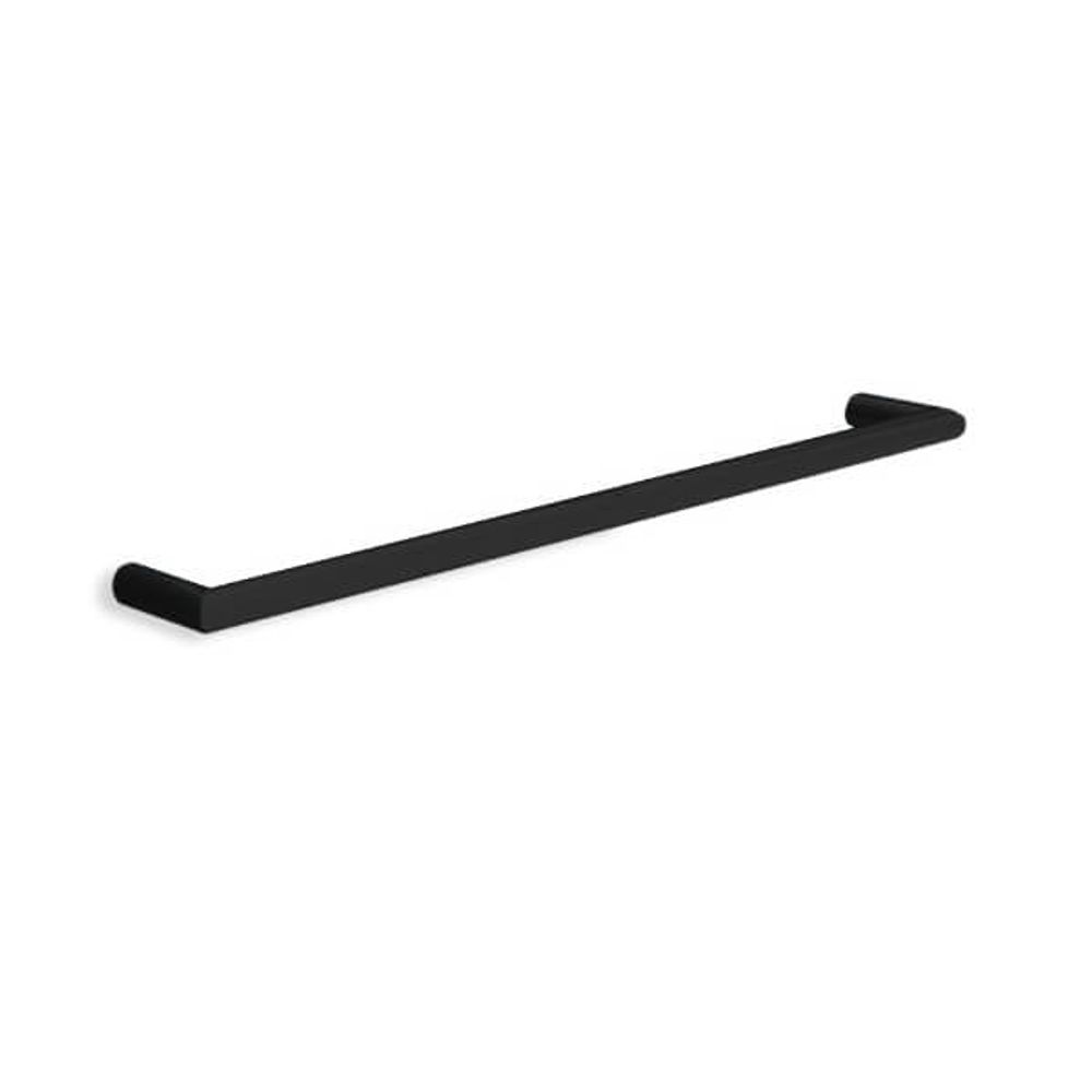 Thermogroup Thermorail Round Single Heated Towel Rail with Transformer, 23  Watt (Matt Black) - 832x32x100mm | Buy online at The Nile