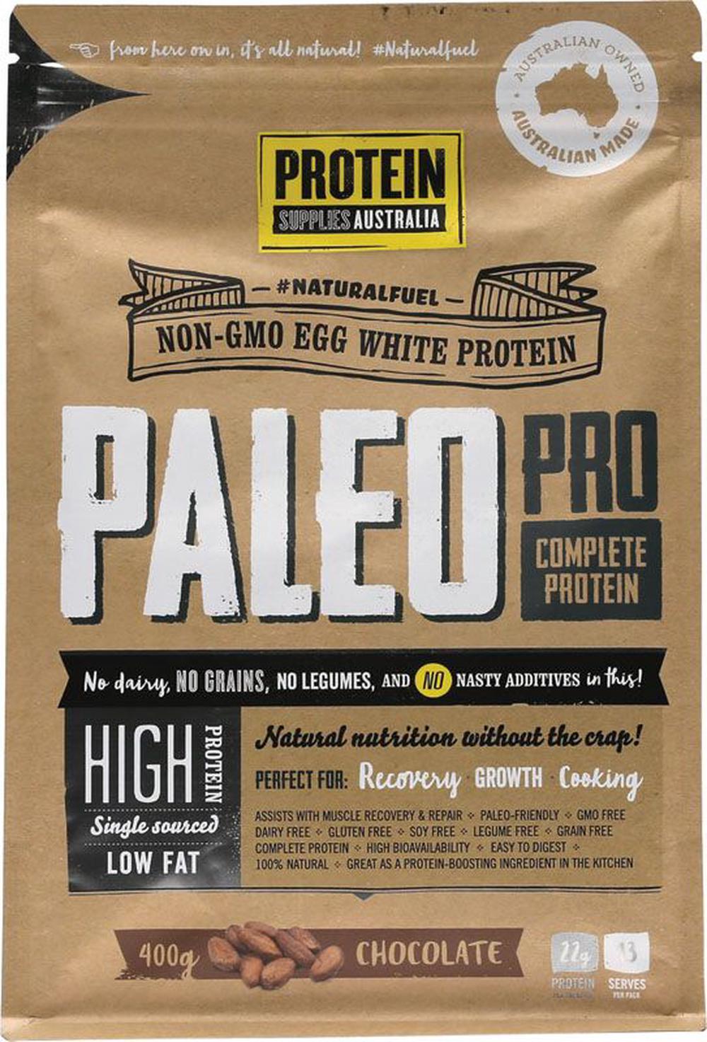 PaleoPro Egg White Protein (Chocolate), 9350181000735