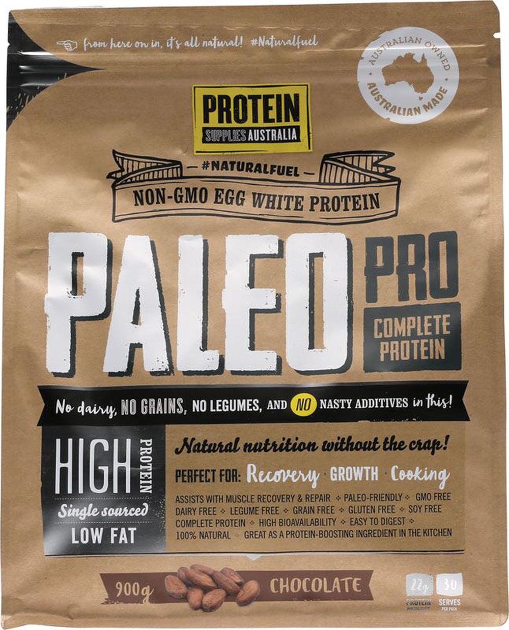 PaleoPro Egg White Protein (Chocolate), 9350181000742