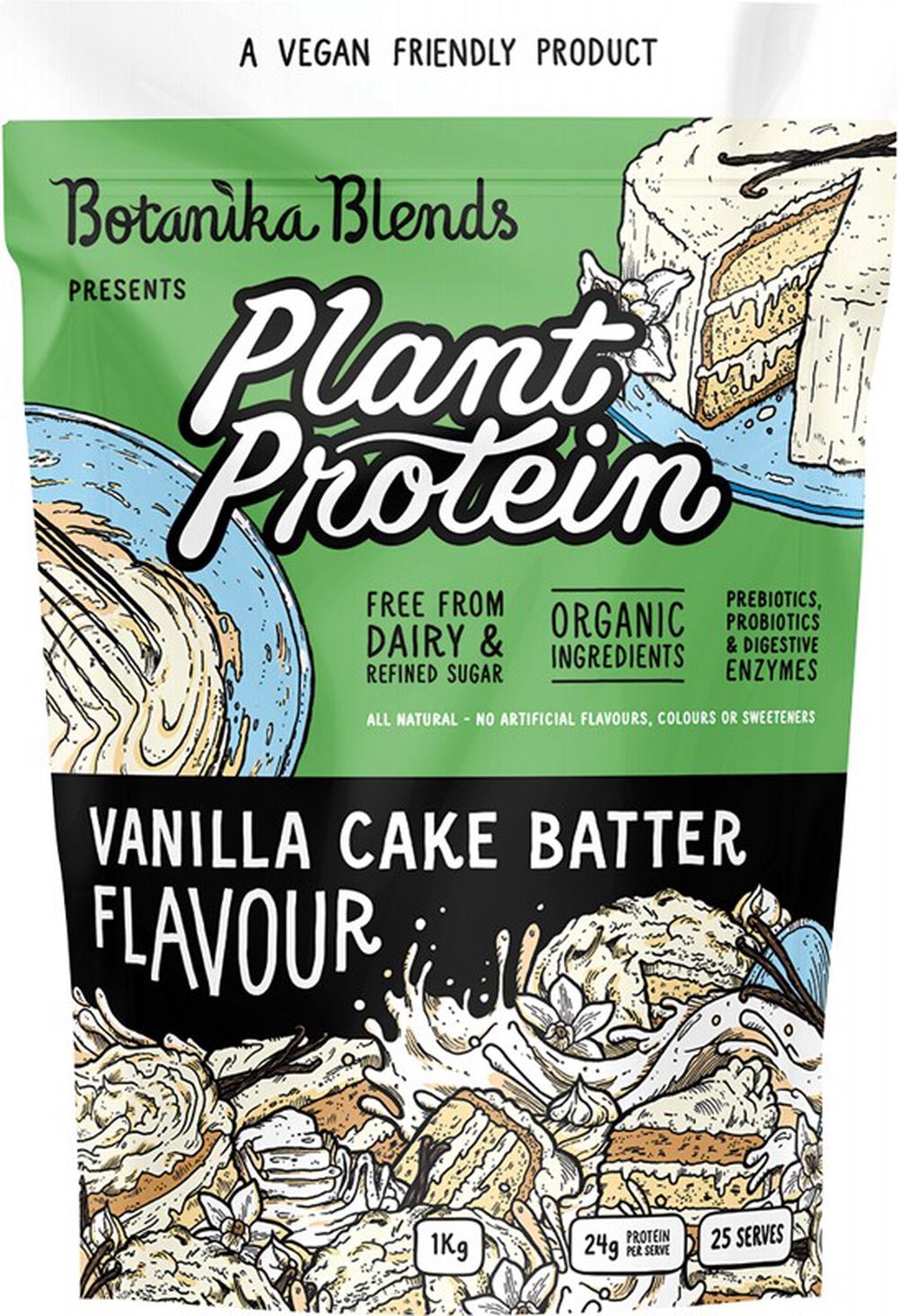 Plant Protein (Vanilla Cake Batter) - 1kg, 9350181003767
