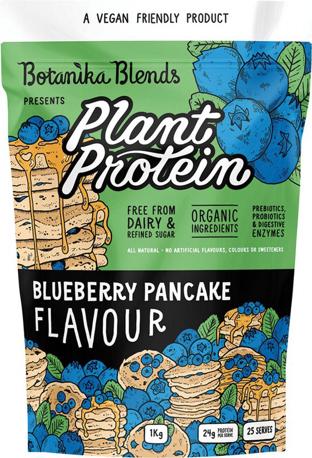 Botanika Blends Plant Protein (Blueberry Pancake) - 1kg, 9350181004313