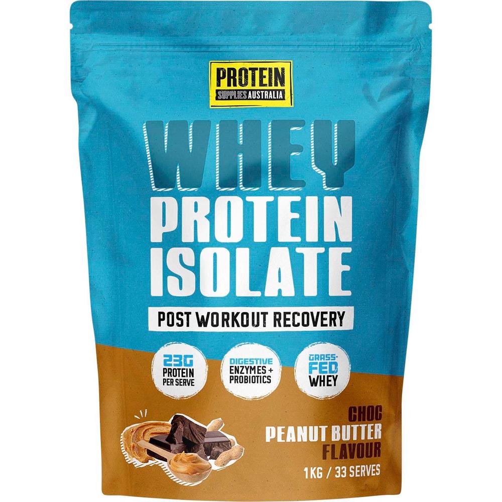 WPI Whey Protein Isolate Choc Peanut - 1kg, 9350181006003