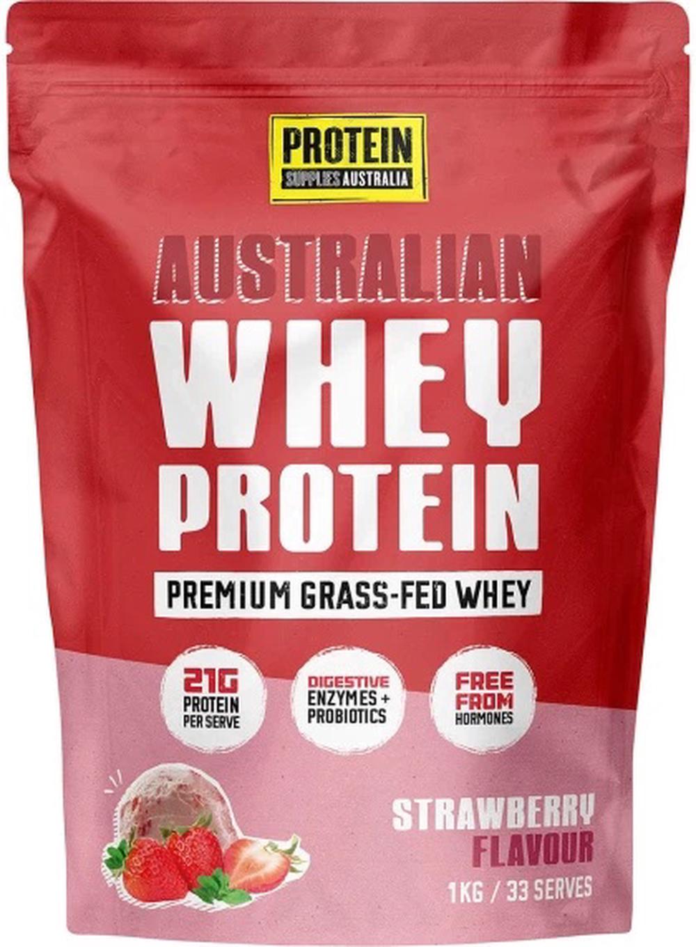 Australian Whey Protein (Strawberry), 9350181006133