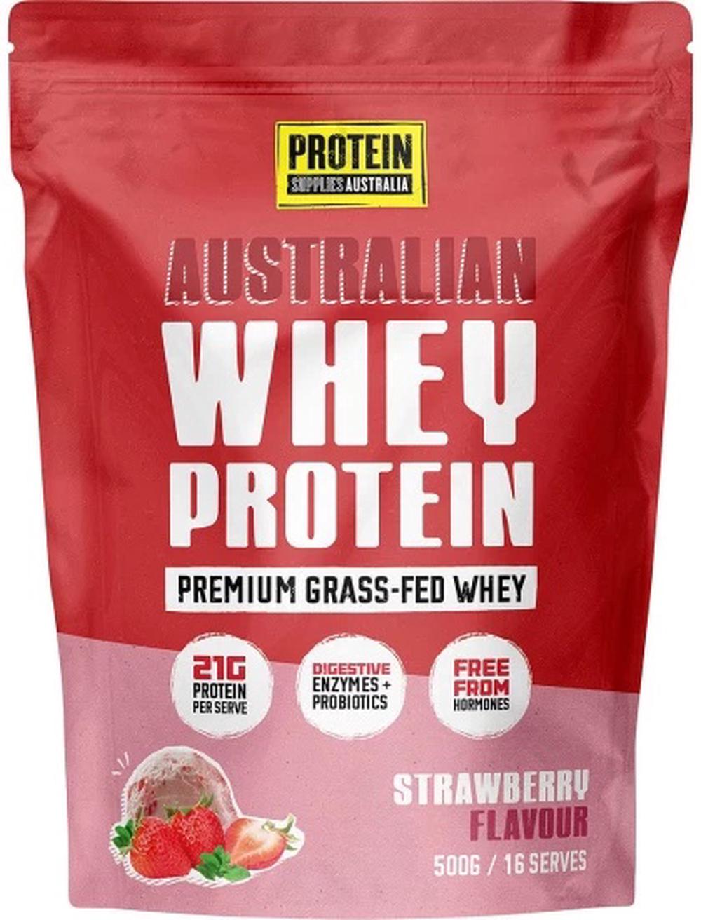 Australian Whey Protein (Strawberry), 9350181006140
