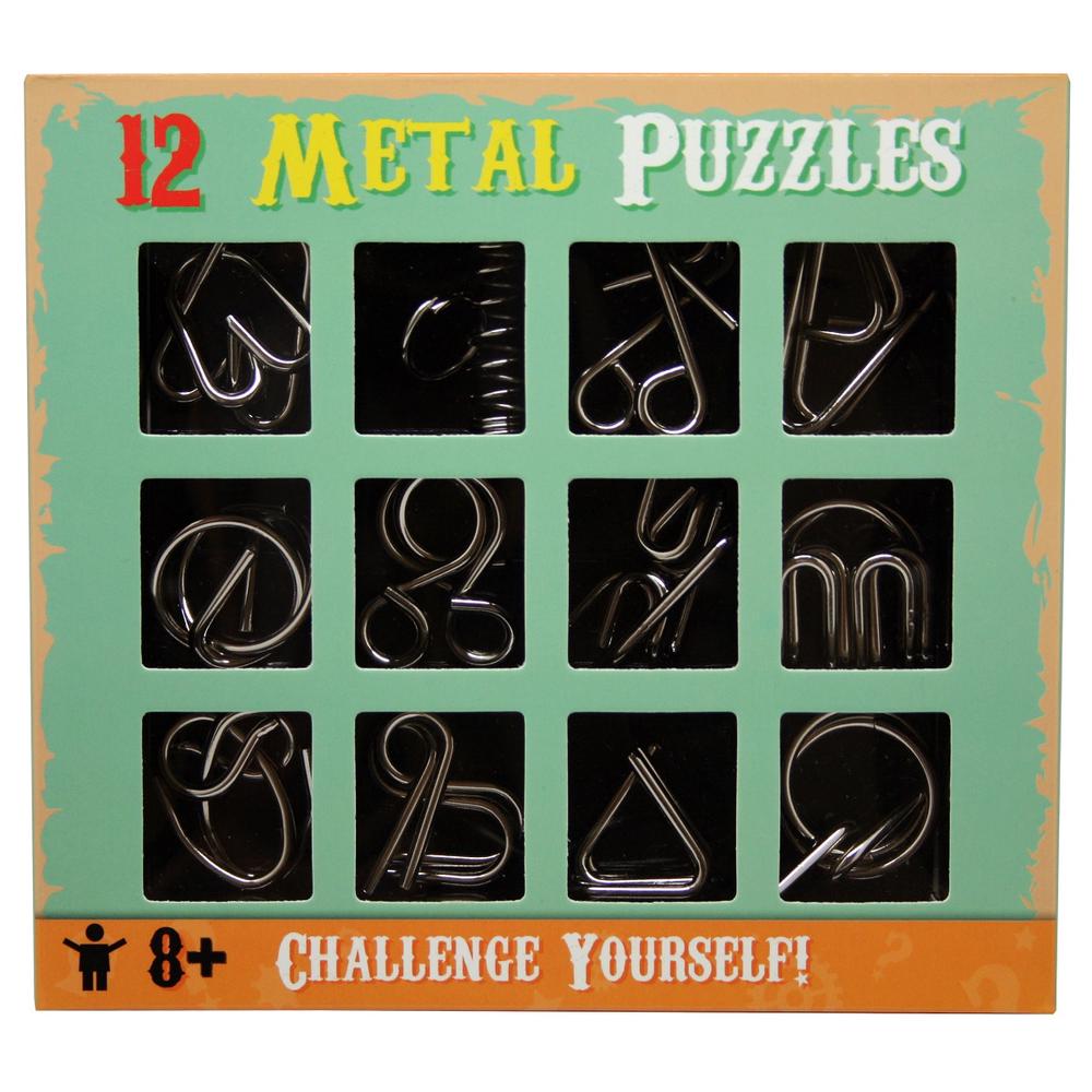 Metal Puzzle, 12 Pack, 9350375003030