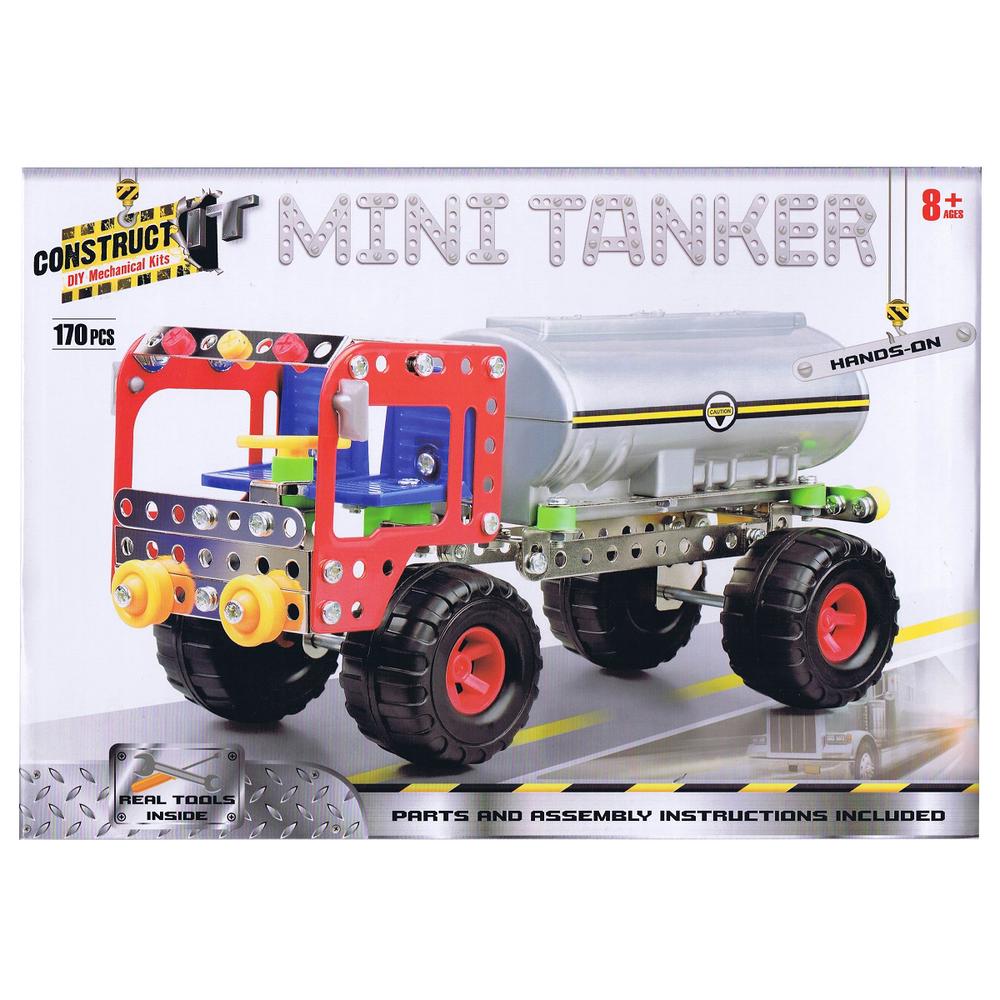 Construct It DIY Mechanical Kit - Tanker Truck, 9350375003597