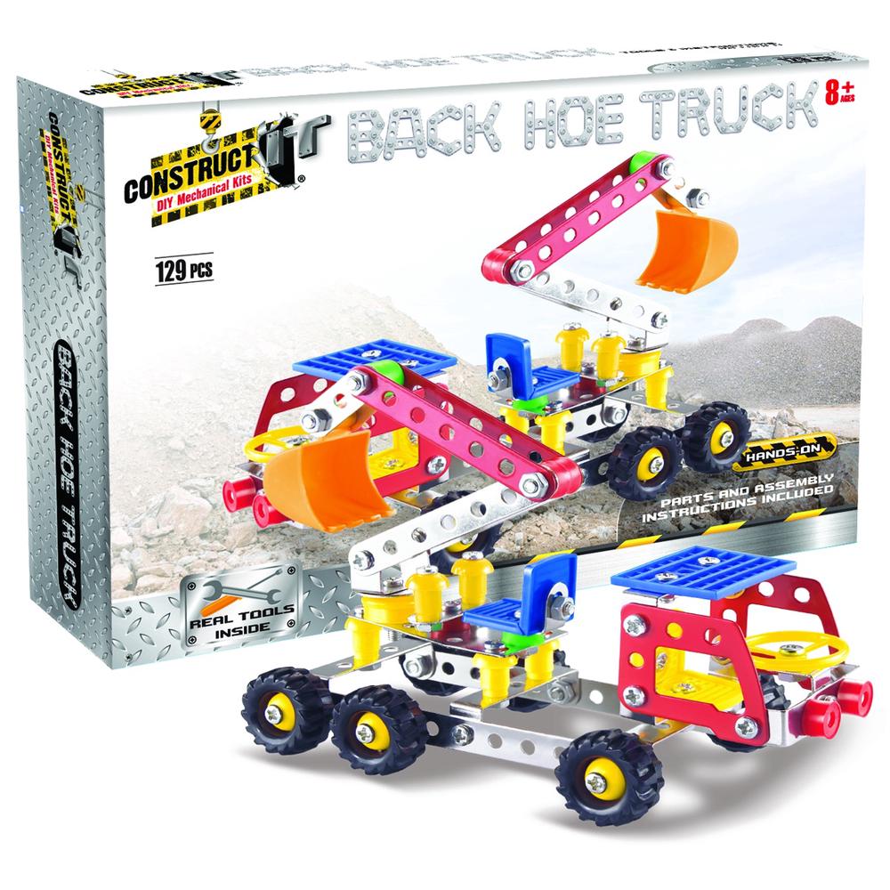 Construct-It Back Hoe Truck, 9350375006796