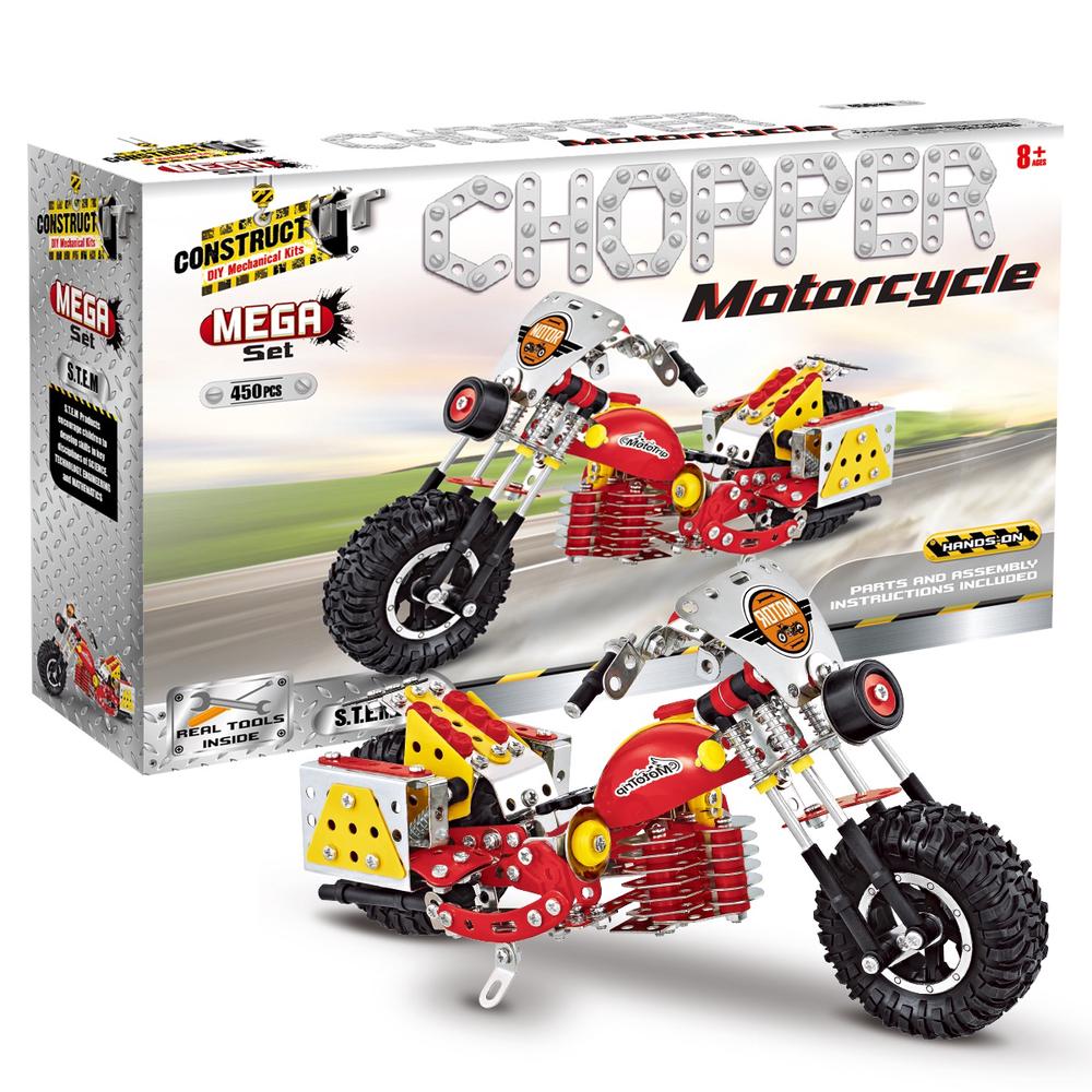 BMS Construct It Chopper Motor Cycle Mega Set, 9350375006918