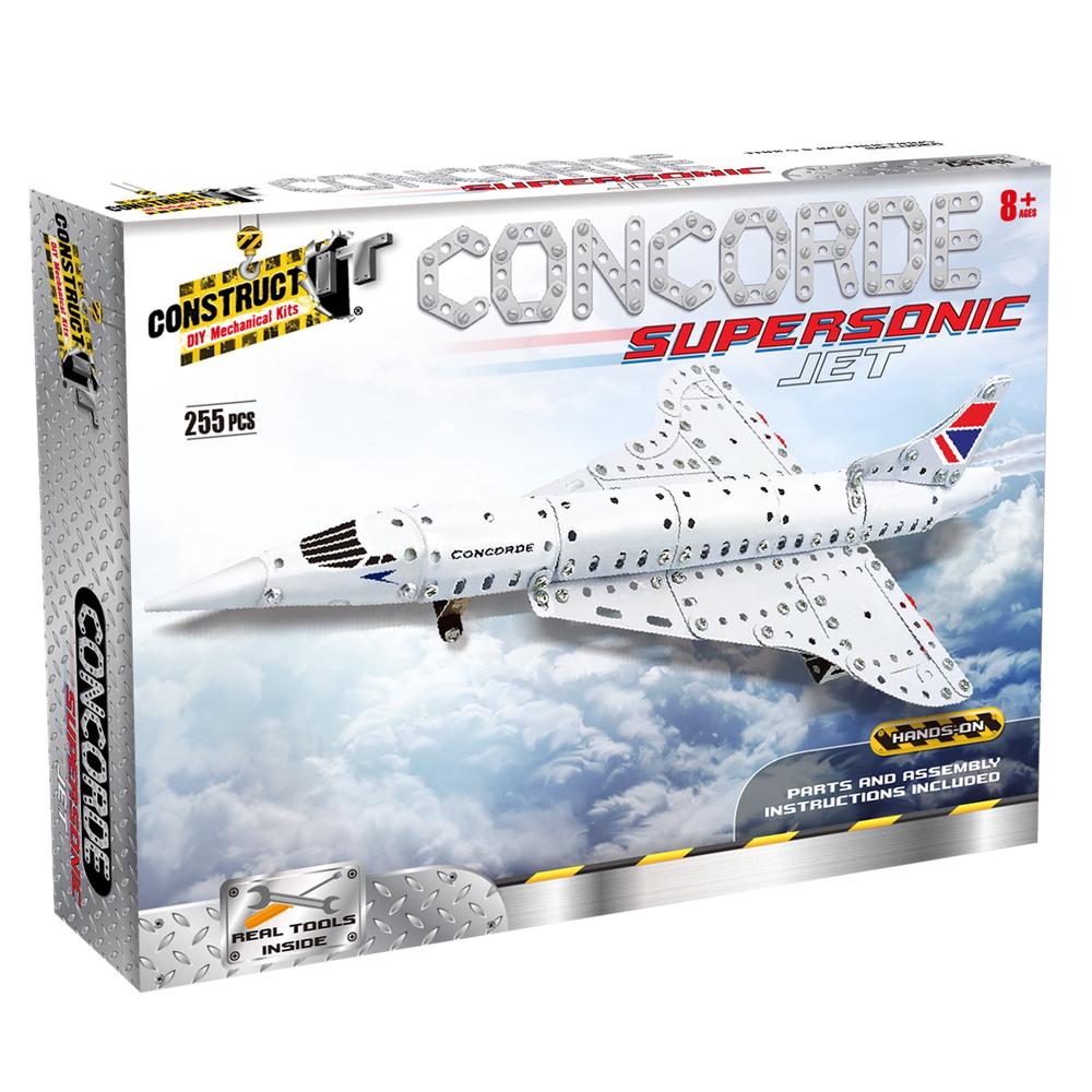 Construct-It Concorde Supersonic Jet, 9350375006987