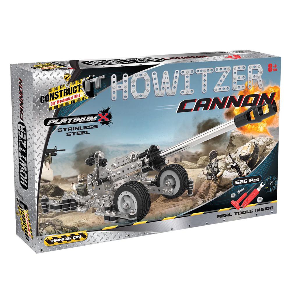 Construct-It Building Set - Howitzer Cannon, 9350375008011