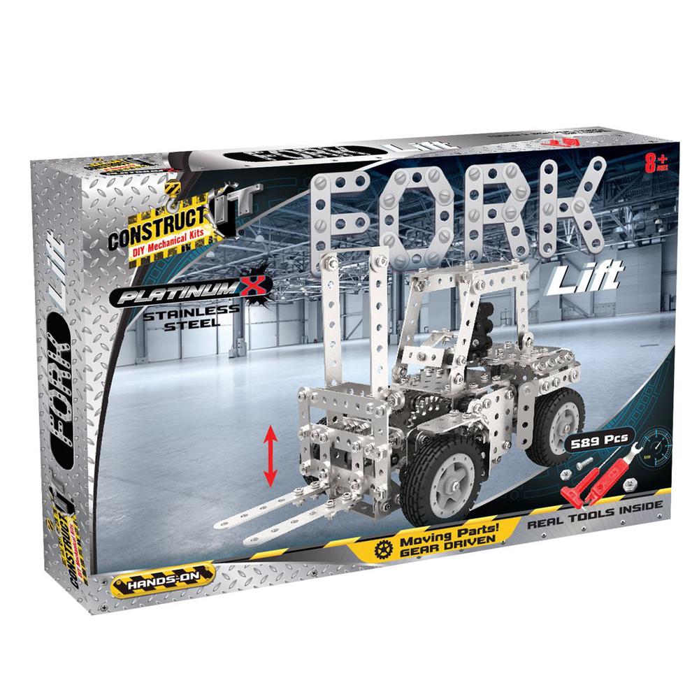 Construct-It Building Set - Fork Lift, 9350375008059