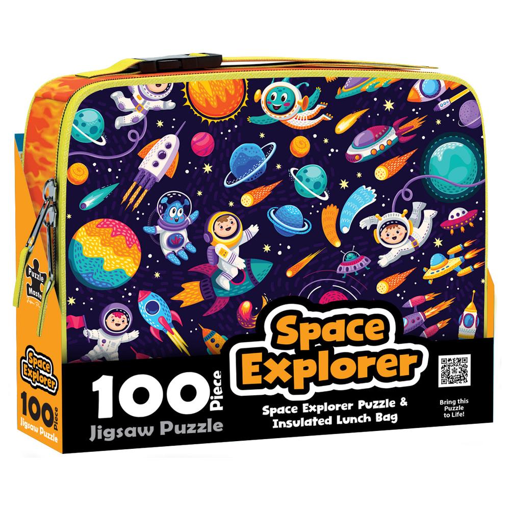 Puzzle Master Space Explorer Lunch Box Cooler & Jigsaw Puzzle, 100 Piece by Puzzle Master - ISBN: 9350375008646