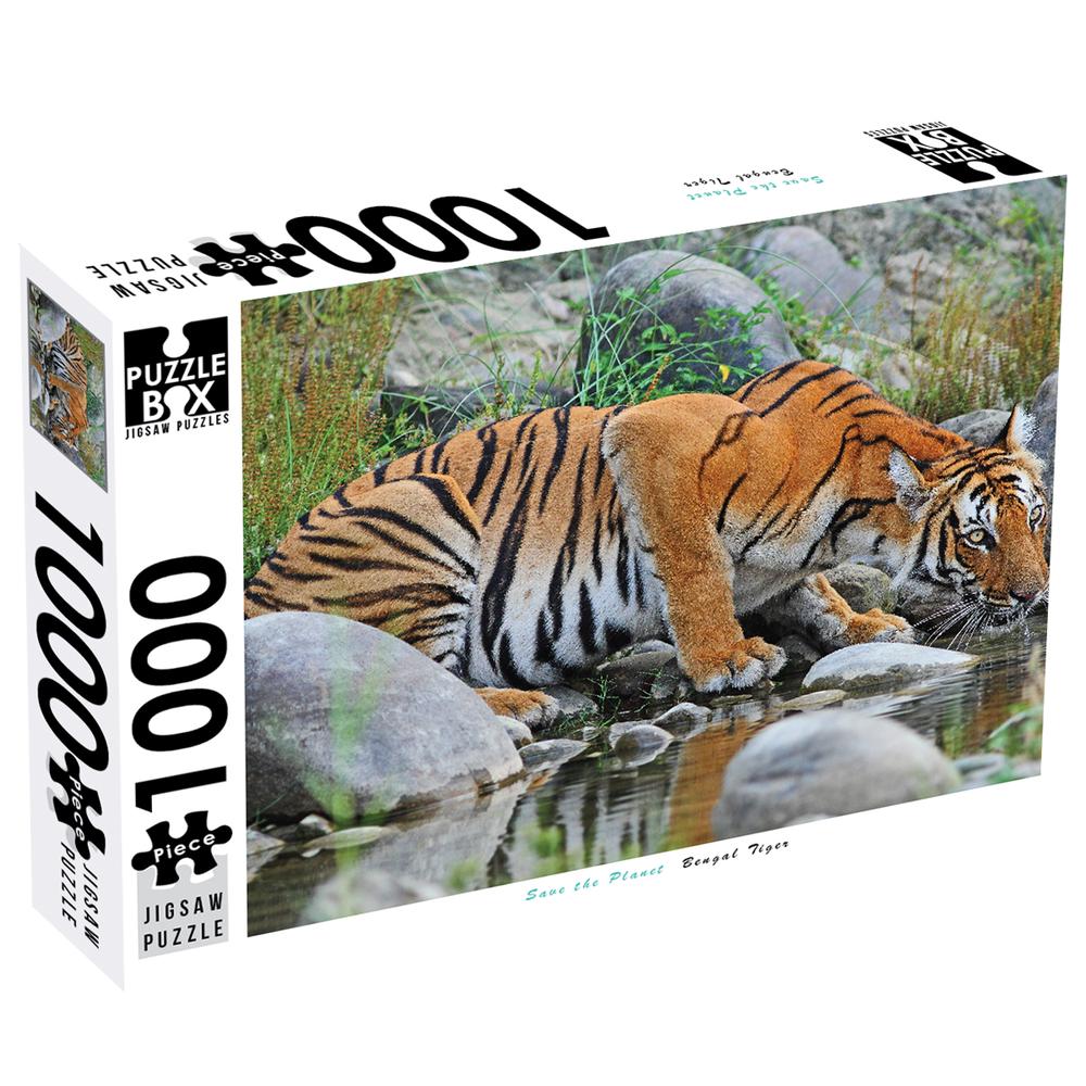 Puzzle Master Save The Planet: Bengal Tiger Puzzle, 1000 Piece | Buy online  at The Nile