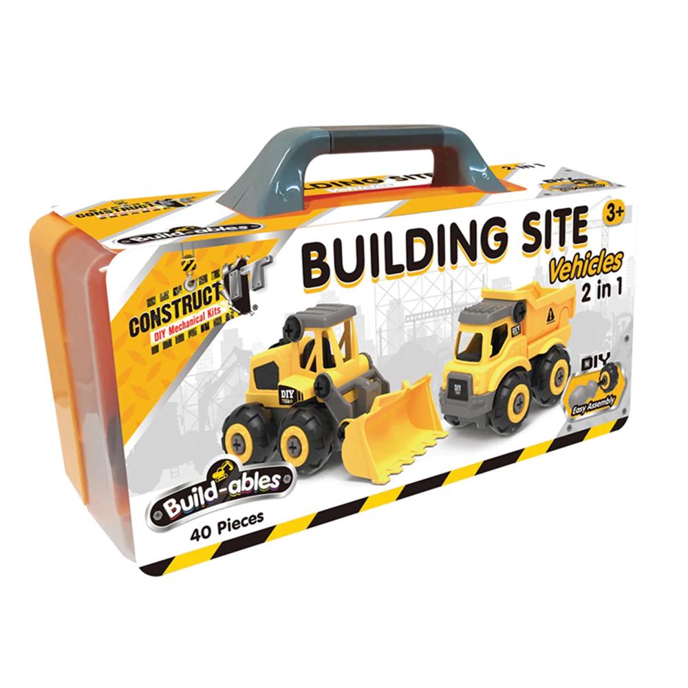 Construct-It Buildables: Building Site 2-in-1 Vehicles, 9350375011165