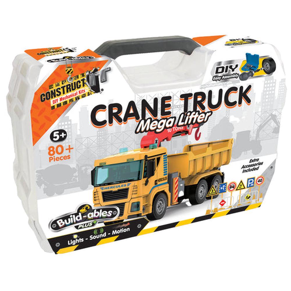 Build-ables Plus - Crane Truck, Mega Lifter, 9350375011417