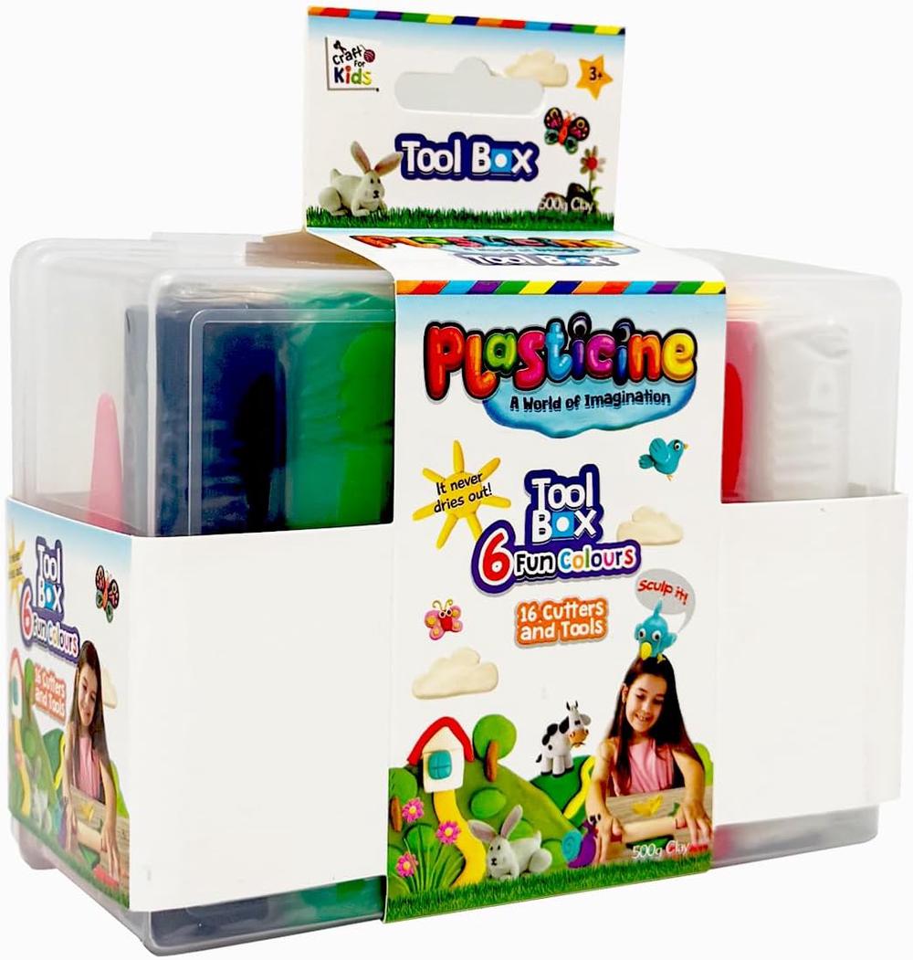 Craft for Kids Plasticine Work Box Craft Set, 9350375013015